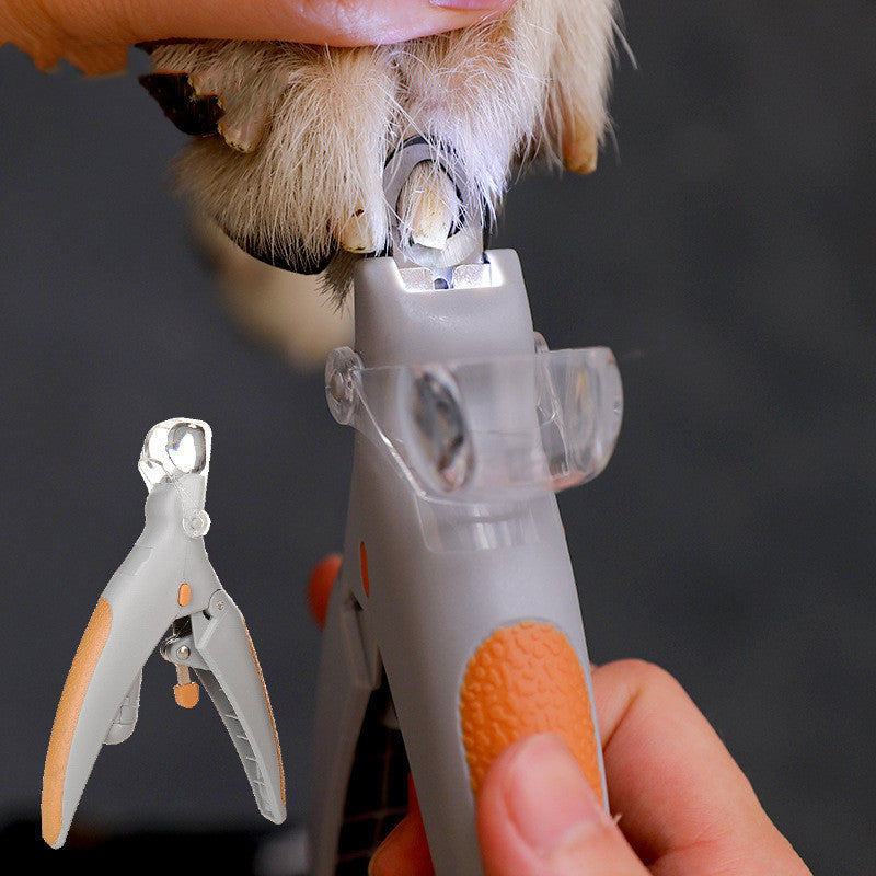 Led Pet Nail Scissors Cat Nail Clippers