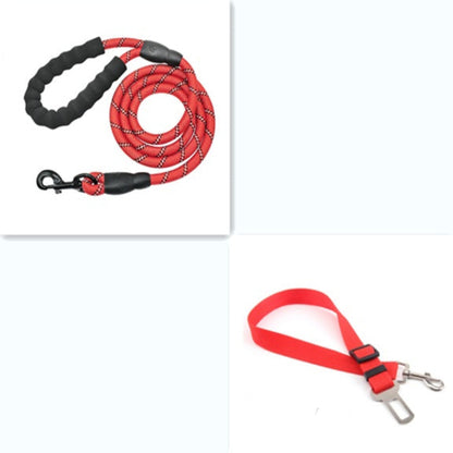 Reflective Dog Leash – Nylon Rope for Walking and Training Dogs