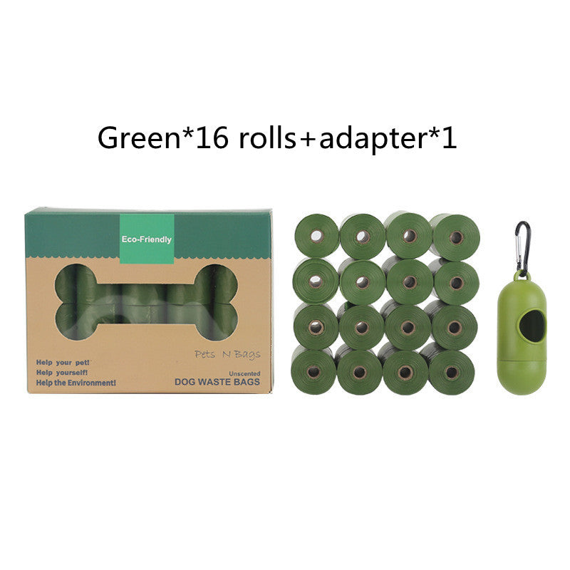 16 roll Disposable Trash Dog Poo bag small roll