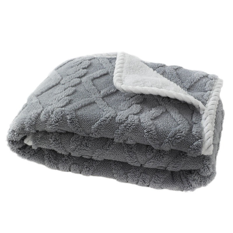 Waterproof Plush Pet Blanket Soft Warm Winter Quilt