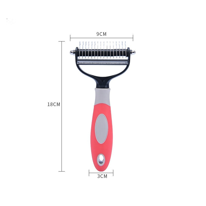 Dog And Cat Dual Purpose Combs For Removing Floating Hair And Dead Knots