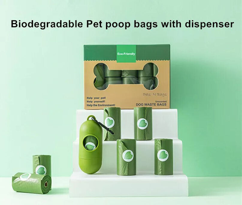 Biodegradable Dog Poo Bags Scented Pet Poo Waste Bags Degradable Garbage Bag