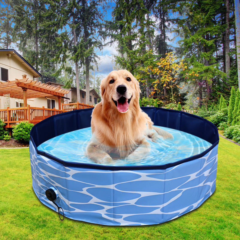 Foldable Dog Pool Portable Bath And Play Tub