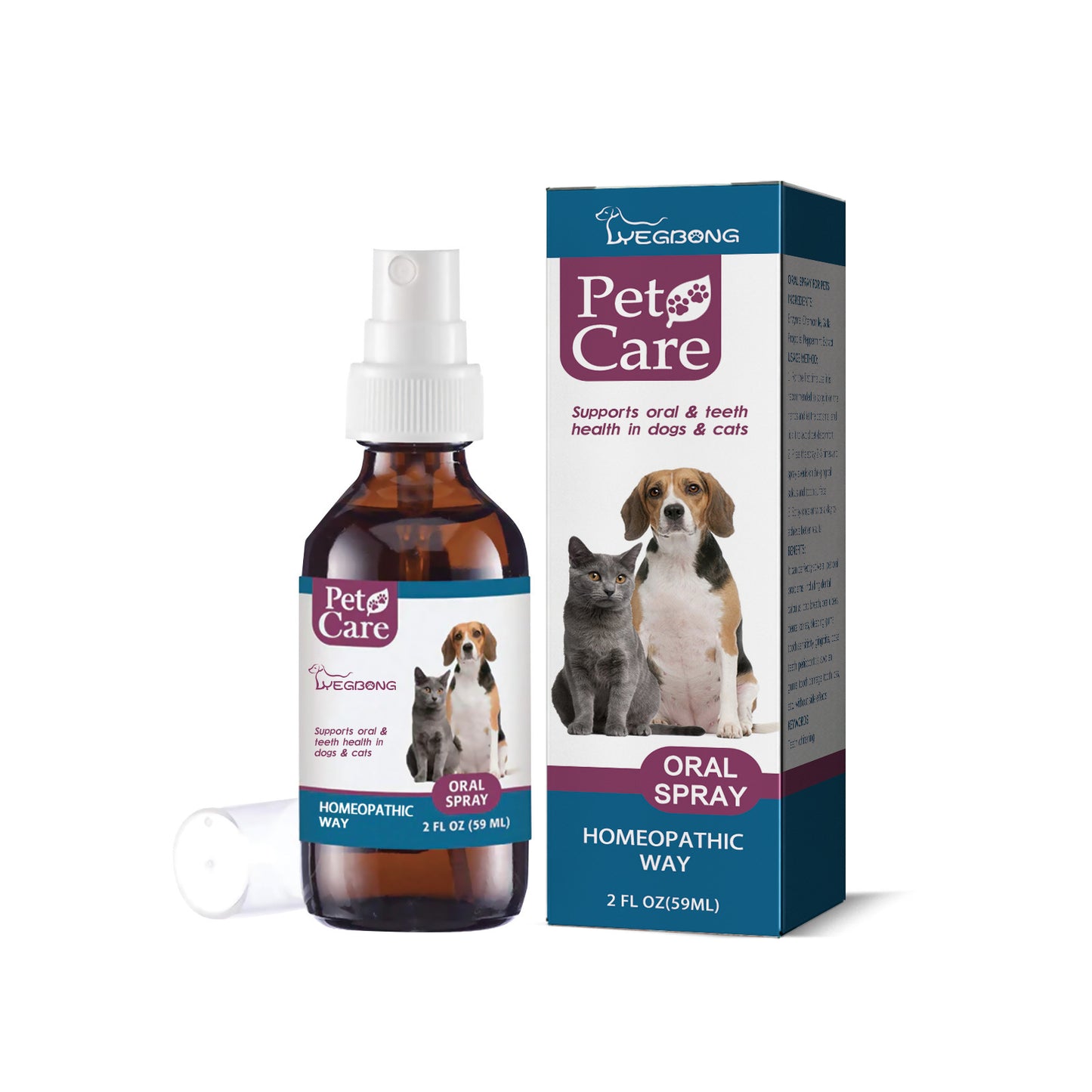 Pet Breath Freshening and Tartar Removal Spray