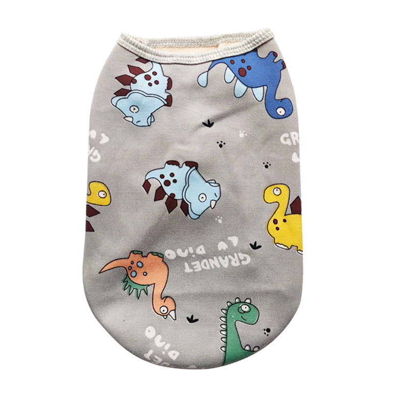 Pet Clothes Autumn And Winter Clothes Plush Vest Small Medium And Large