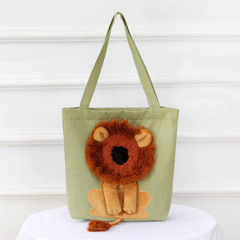 Showable Lion Cub Shoulder Bag