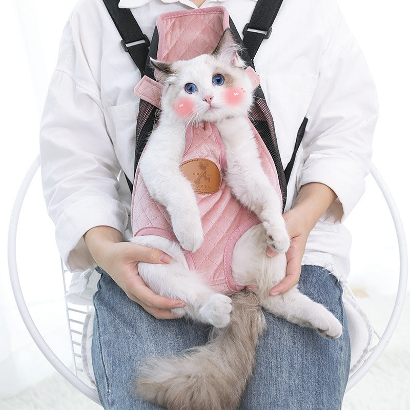 Fashionable Simple Pet Carrying Strap Chest Bag