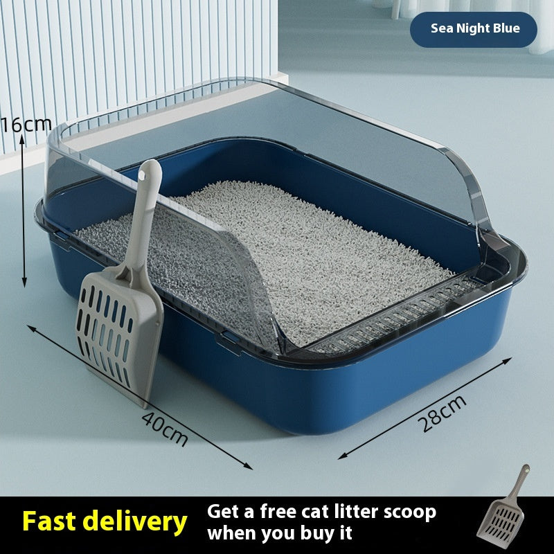 Litter Box Splash-proof Semi-closed