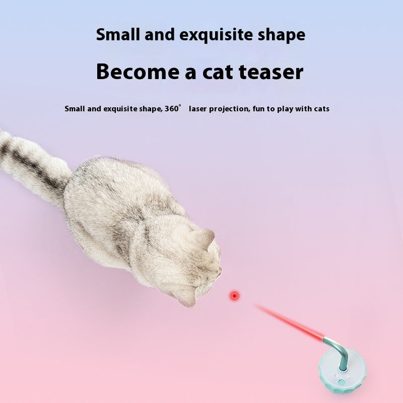 Cat Umbrella Laser Toy Interactive Kitten Automatic Pet Toy Smart Game Active For Pets Electric Intelligent USB Charging