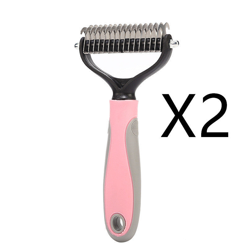 Stainless Steel Pet Grooming Brush for Hair Removal