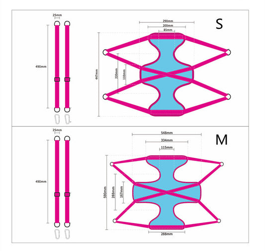 Pet Grooming Hammock with Nail Clippers and Trimmer