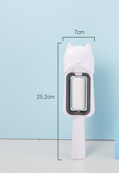 New Pet Cleaning Hair Removal Lent Remover Cat Drum Type Disposable Wipes Comb