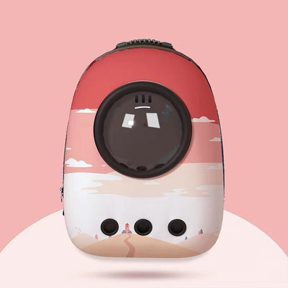 Go Out Portable Cat Backpack Space Capsule Pet  School Bag Supplies