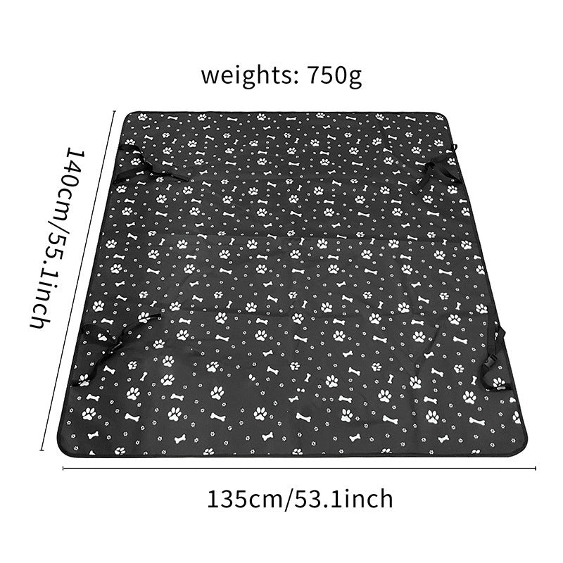 Car Pet Mat Rear Seat Water and Dirt Resistant Isolation Pad