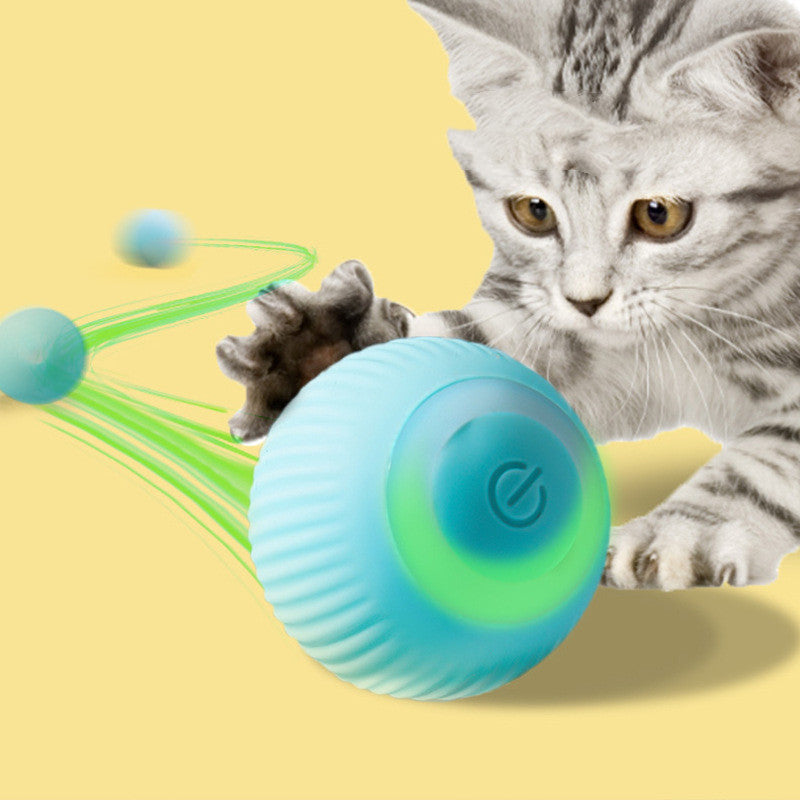 USB Rechargeable Electric Rolling Ball Cat Toy