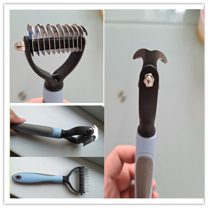 Dual-Sided Pet Dematting Comb