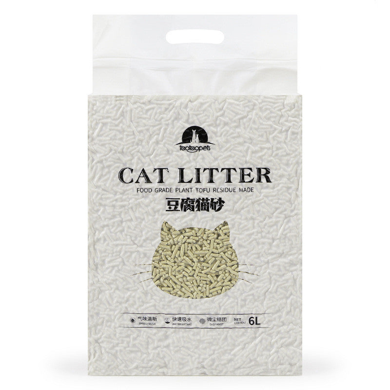 Green Tea Flavour Biodegradable Plant Cat Litter