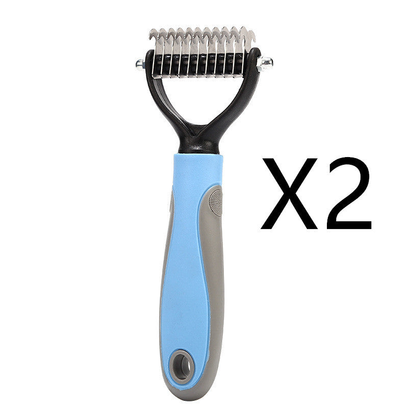 Stainless Steel Pet Grooming Brush for Hair Removal