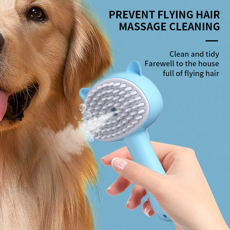 Steam Cat And Dog Grooming Brush with Mist