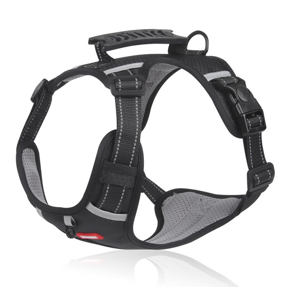 Premium Nylon Dog Harness - No Pull, Breathable, Reflective