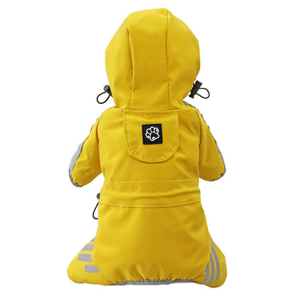 Waterproof Dog Raincoat with Full Coverage for All-Weather Protection
