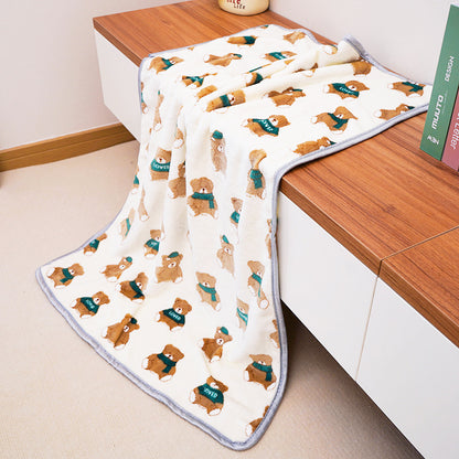 Soft Warm Pet Blanket Cozy Sleep Pad for Dogs and Cats