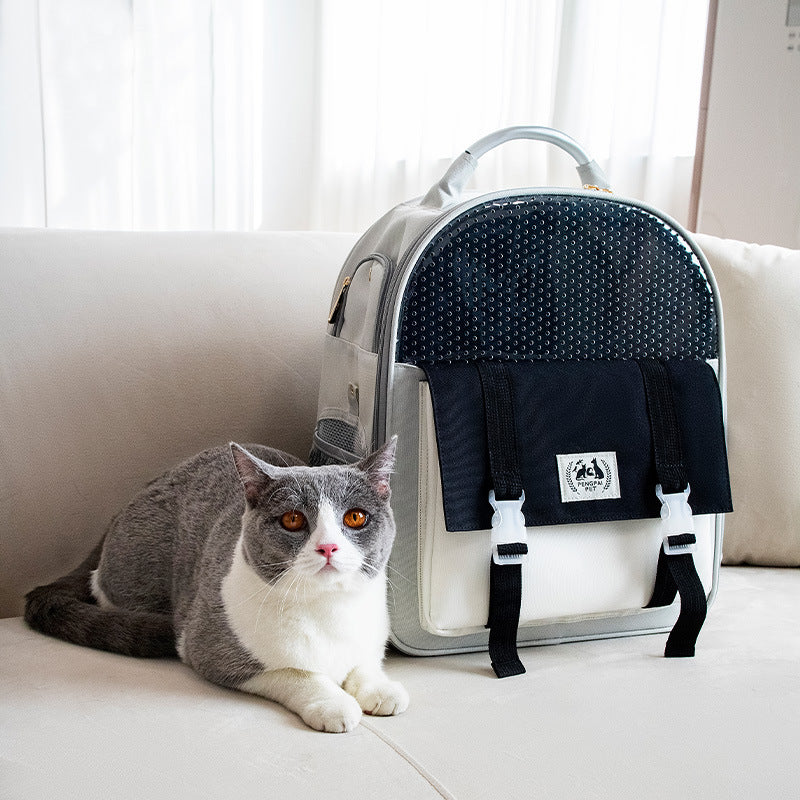 Portable And Foldable Large-capacity Cat And Dog Backpack