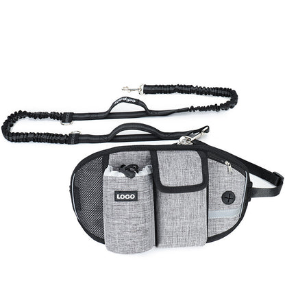 Hands-Free Dog Leash Waist Bag for Walking and Training