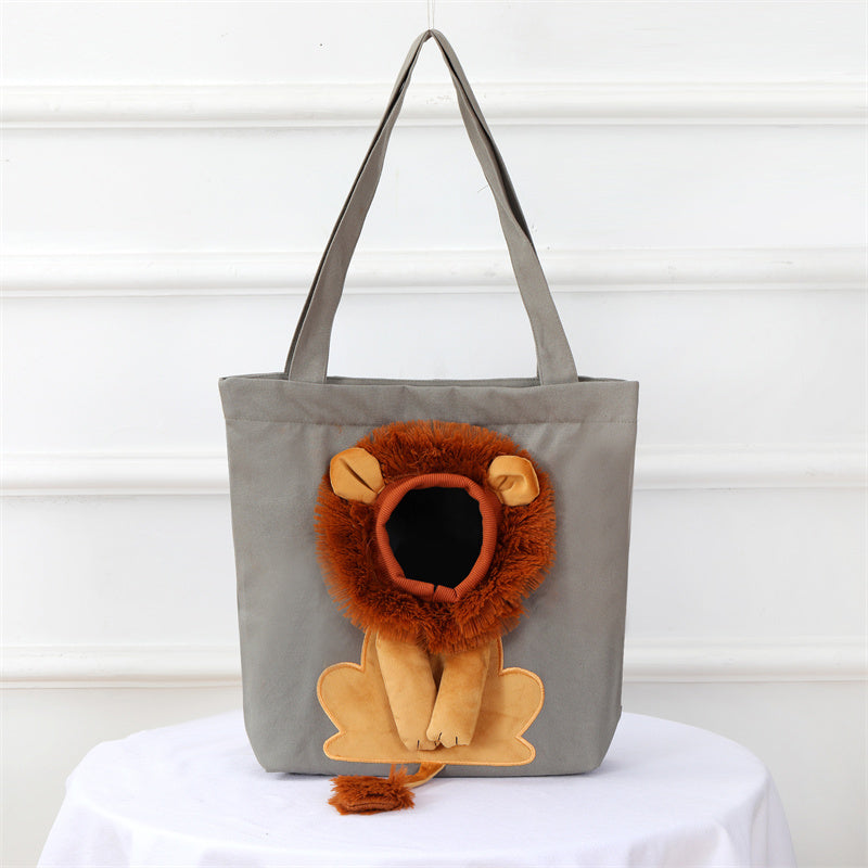 Showable Lion Cub Shoulder Bag