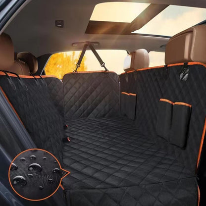 Car Pet Seat Cover Waterproof Dog Mat with Double Pockets