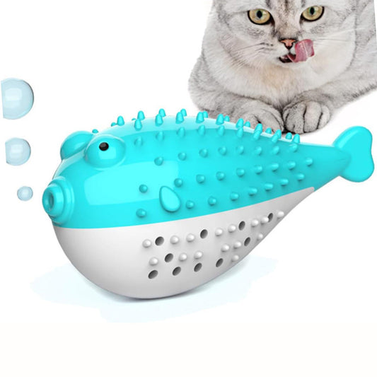 Mint Cat Chew Toy with Catnip for Dental Cleaning