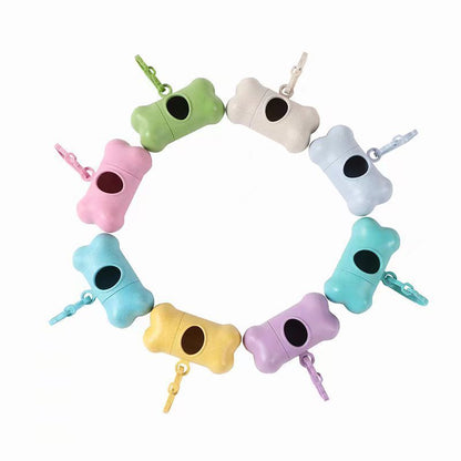 Pet Garbage Bag Wheat Straw Dispenser Bone Type Pooper Scooper
