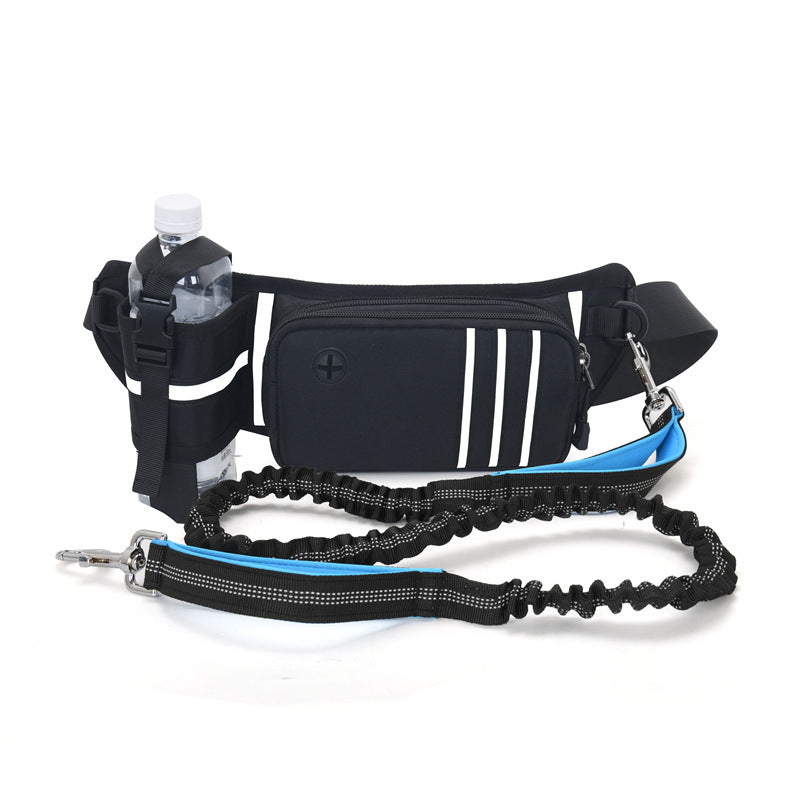 Outdoor Sports Mobile Phone Pet Dog Leash Anti-collision Dog Walking Artifact Fitness Running Kettle Waist Bag