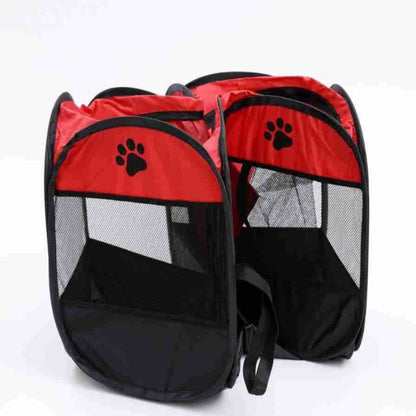 Octagonal Cage Fence Pet Cloth Tent Easy Storage Cat Nest