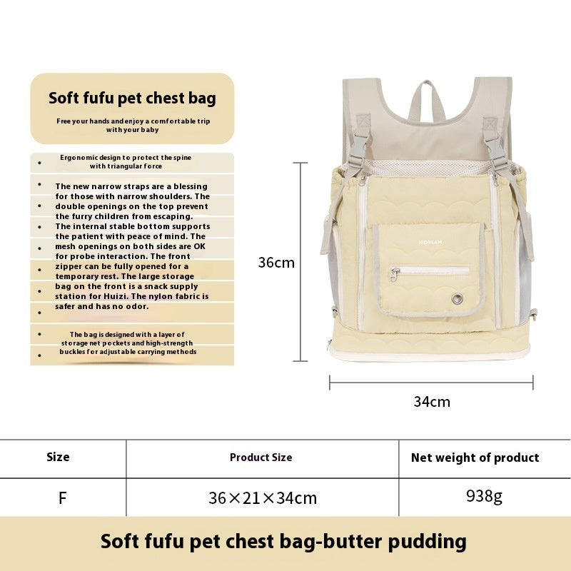 Pet Chest Bag Portable Outdoor Lightweight