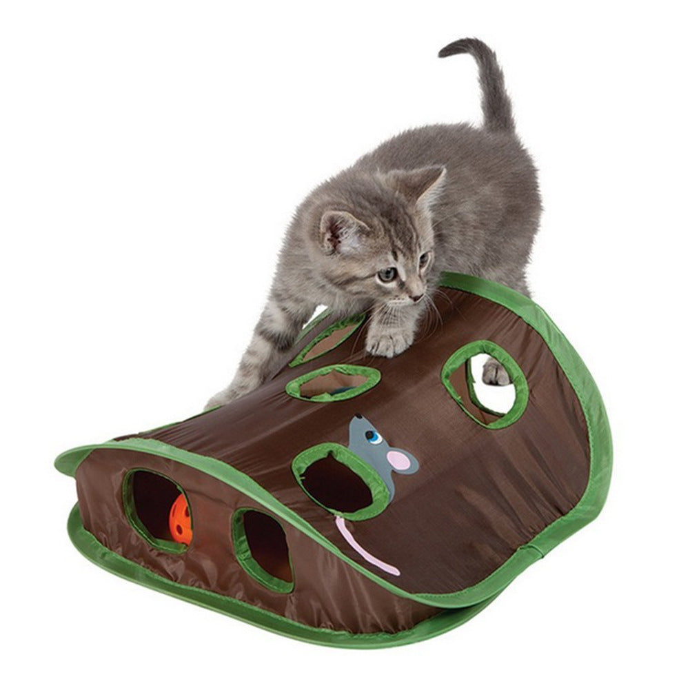 Furry Trio Interactive Hide & Seek Cat Toy