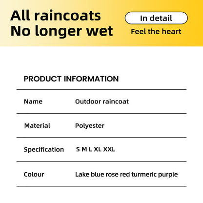 Waterproof Dog Raincoat with Reflective Straps and Hood for Small and Medium Dogs