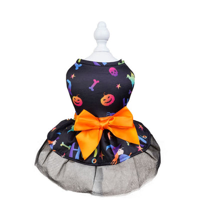 Colorful Halloween Dog Cape