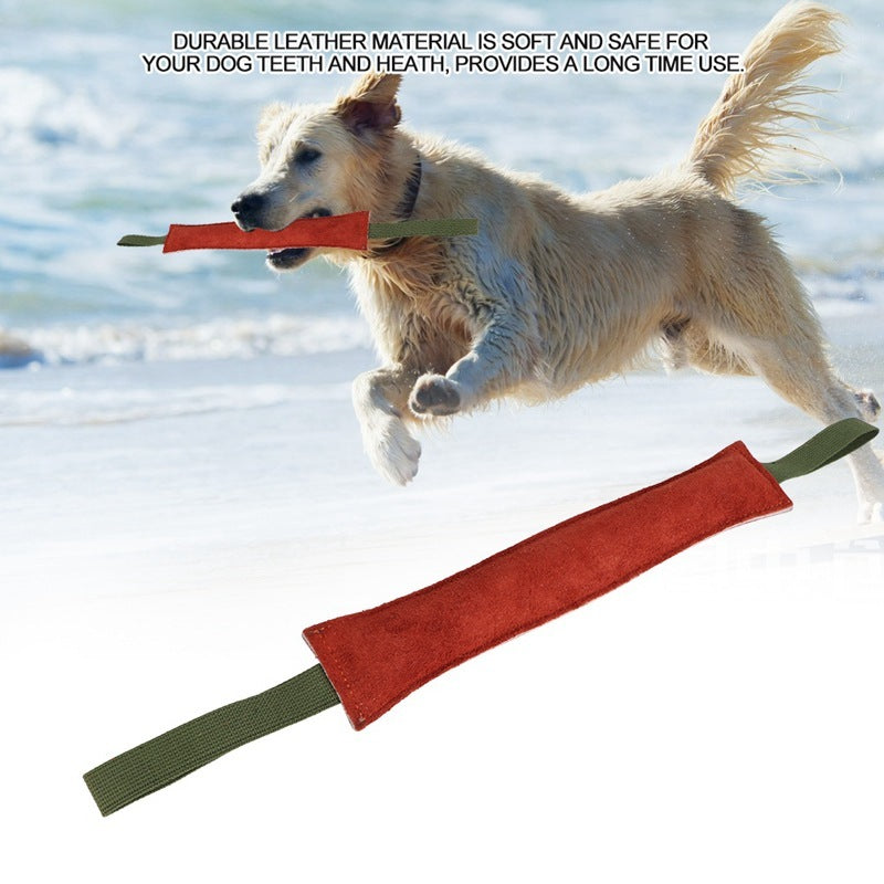 Dog Biting Stick Training Stick Biting Cowhide Biting Stick Training Dog Bite Force Training