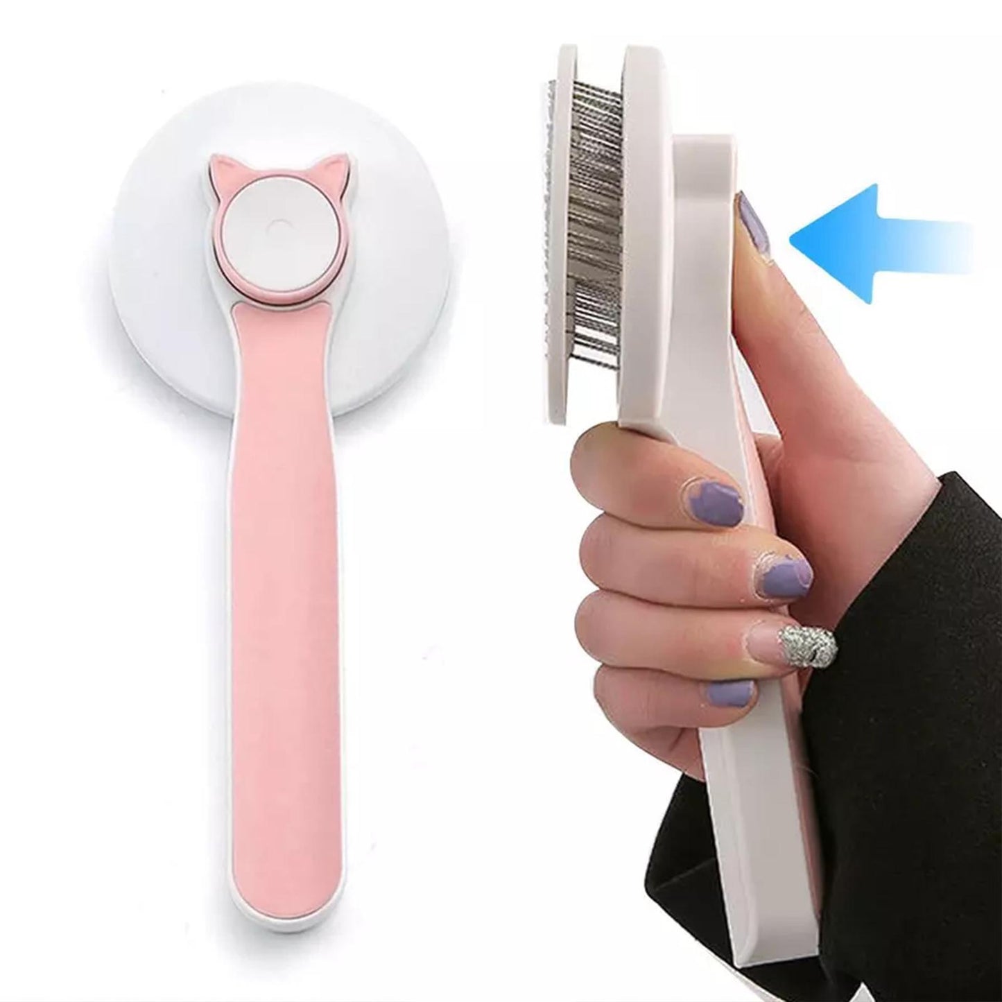 Self-Cleaning Cat & Dog Grooming Brush