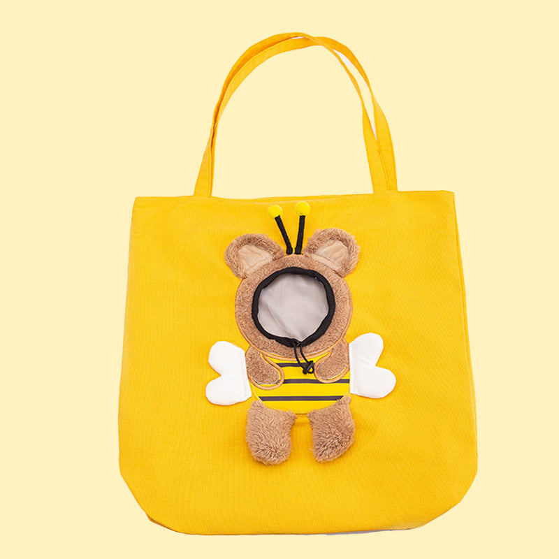 Bee Out Canvas Pet Bag