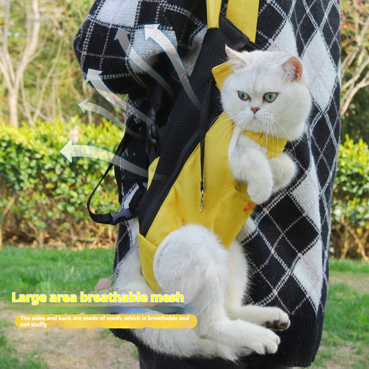 Open-headed Shoulder Breathable Cat Bag Comfortable To Go Out Dog Backpack