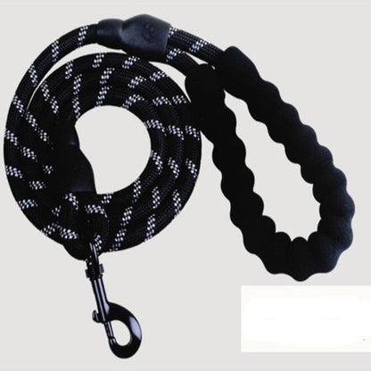Reflective Dog Leash – Nylon Rope for Walking and Training Dogs