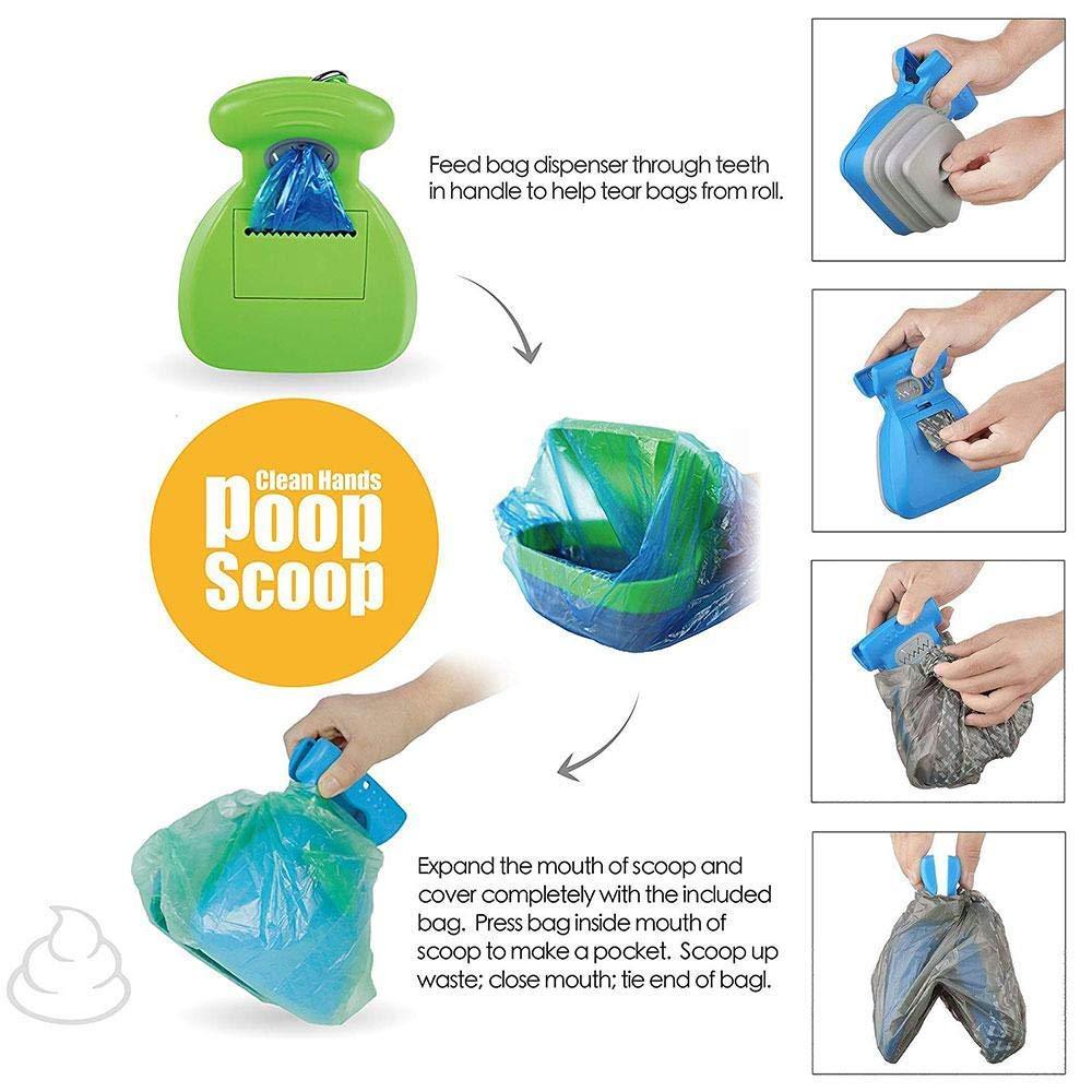 Pet Travel Foldable Pooper Scooper Dog Pooper Scooper For Large Dog-Portable Sanitary Dog Waste-Heavy Duty Dog Waste Cleaner