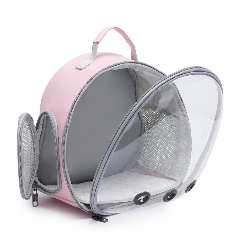 Pet Backpack Hamster Carrier Transparent Small Animal Carrier Guinea Pig Backpack Sugar Glider Ferret Pet Bag Rabbit Bunny Cage