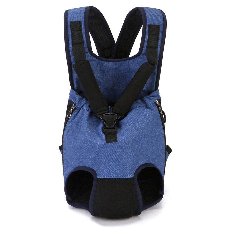 Pet Backpack Foldable Convenient Backpack Beautiful And Practical Canvas Mesh Bag