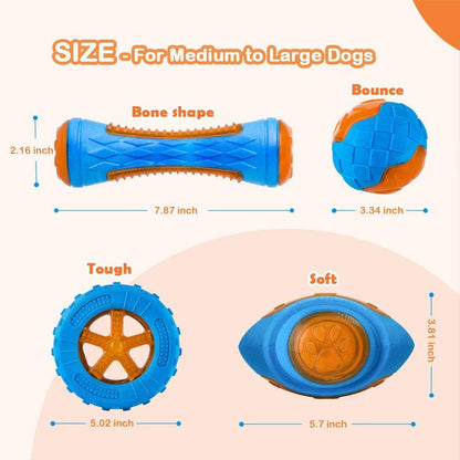 Dog Squeaky Toys Pool Toys Floating Toys For Interactive Fetch Play Dog Beach Toy