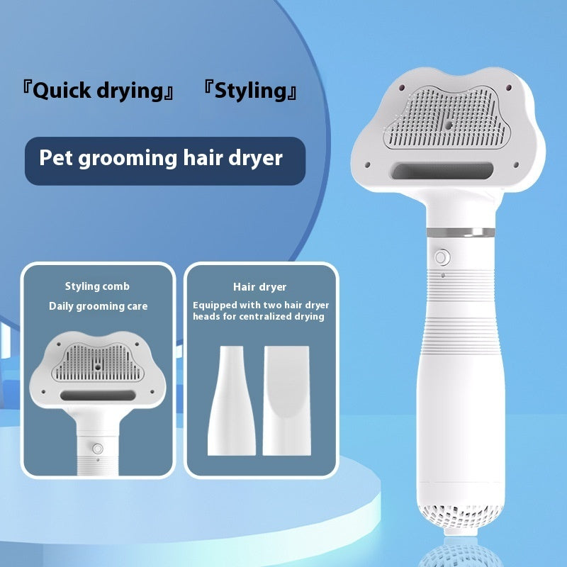 2 in 1 Pet Hair Dryer And Hair Removal Comb