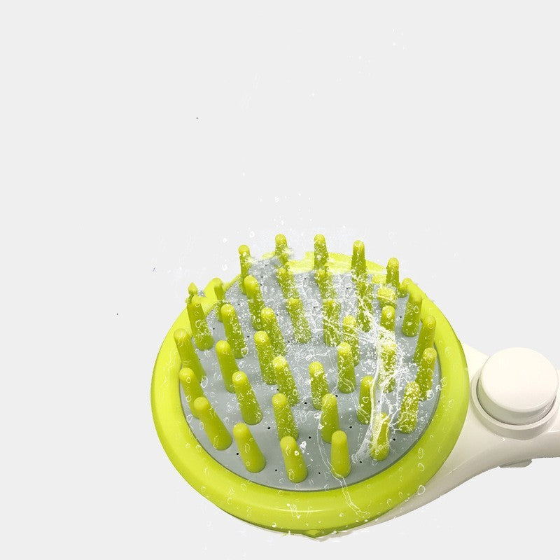 Pet Bath Brush with Massage and Shower Spray