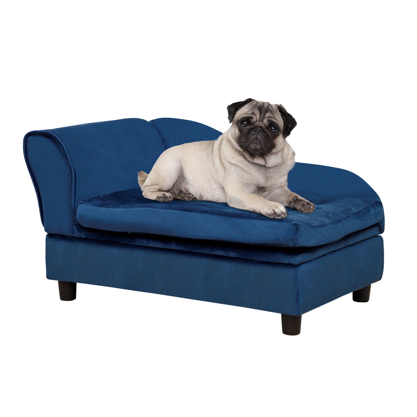 Luxury Small Dog Bed with Hidden Storage